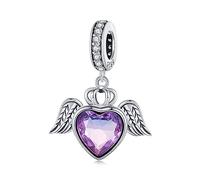 NINGAN 925 Charm Perles En Argent Sterling Lapin, éLéPhant, Tortue Et Chiot, Adapté Aux Bracelets Et Colliers Pour Femmes Cadeau D'Anniversaire