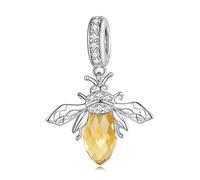 NINGAN 925 Charm Perles En Argent Sterling Lapin, éLéPhant, Tortue Et Chiot, Adapté Aux Bracelets Et Colliers Pour Femmes Cadeau D'Anniversaire