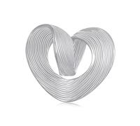 NINGAN Argent Sterling 925 Charms Eternal Heart Bead Femmes Bracelet Perle Charms Collier Pendentif Jour De La Saint-Valentin Cadeau Bijoux
