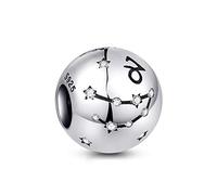 NINGAN Le Capricorne 12 signe du zodiaque charmes d'anniversaire - charmes en argent sterling 925 s'adapte à Bracelet & collier - cadeaux d'anniversaire merilleur pour les femmes & les amis