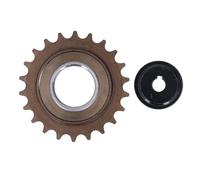 NINGANME Frein à Roue 22T avec Adaptateur d’entraînement Droit, Volant d’inertie en Acier pour Moteur MY1016Z, MY1016, MY1018 et MY1020, pièce de Rechange Durable pour Frein à Roue