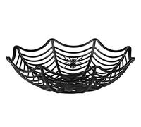 NINGBO PARTY SUPPLIES Saladier Toile d'araignée 27 cm Halloween - Noir - Taille Unique