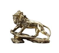 NingBright Décoration de Bureau Sculpture de Statue du Roi Lion for décoration Maison, Statues d'animaux en résine, Bureau, Salon Sculptures et Accessoires décoratifs(A1)