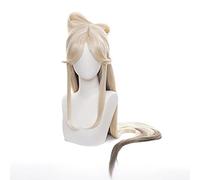 Ningguang Perruque longue 120 cm Cosplay Costume Game Genshin Impact Résistant à la chaleur Cheveux synthétiques Ning Guang Femmes Perruques