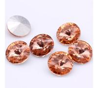 NingPower 200 Pièces Strass Ronds En Verre, Artificielles Cristaux Pierres Précieuses À Fond Pointu, Adaptées Aux Projets D'Artisanat, Accessoires De Couture, 6mm