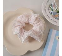 NingPower Chouchous Pour Cheveux 2 Pièces, Porte Queue De Cheval Accessoires Pour Cheveux Élastiques Cheveux Pour Femme, Grandes Scrunchies Cheveux Pour Cheveux Longs, Point Rond Violet