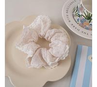 NingPower Chouchous Pour Cheveux 2 Pièces, Porte Queue De Cheval Accessoires Pour Cheveux Élastiques Cheveux Pour Femme, Grandes Scrunchies Cheveux Pour Cheveux Longs, Point Rond Bleu