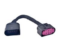 ningqonggongshi Prise capteur Voiture Câble Adaptateur De Conversion De Phares Halogènes Au Xénon, 10 Broches vers 14 Broches 1J0973737/1J0973835