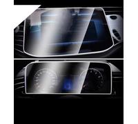 NingRuiBhd Protection d'Écran Navigation pour pour Benz pour Classe E 2024 Film Protecteur Trempé Écran Tactile Et Tableau Bord Navigateur Film(Dashboard and GPS)