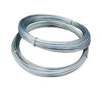 Ningvong Fil galvanisé, Bricolage à la Main, Anti-Rouille, Fil de Fer Fine, 1,2 mm / 1,6 mm / 2,2mm / 2.8mm / 3.5mm / 4.0mm, 2,5 kg-3.5mm*35m