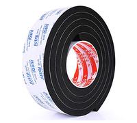 Ningvong Rembourrage étanche et isolation phonique, ruban adhésif double face en mousse adhésive forte pour automobiles, ruban éponge noir EVA-30 mm * 2 m * 10 mm