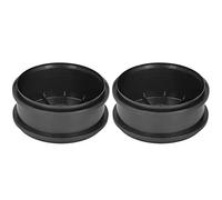 NinGYiYan Adaptateur hexagonal pour voiture RC, matière plastique résistante à l'usure, technologie exquise, haute stabilité, convient aux pneus standard 1/8, modélisation haute (Noire)