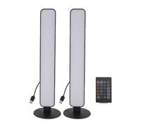 NinGYiYan Barre lumineuse RVB Gaming Ambiance Sound Light Bar Télécommande USB Contrôle d'alimentation pour PC Décoration de pièce