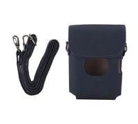 NinGYiYan Étui de protection en cuir synthétique avec fermeture magnétique, bandoulière réglable, design minimaliste, compatible avec smartphone Photo Pr (Bleu)