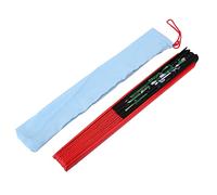 NinGYiYan Éventail d'arts martiaux Tai Chi Kung Fu, pour Wushu main droite, matériau en soie de bambou, pratique de la danse, exercice d'entraînement, léger et durable, accessoire (Noir)