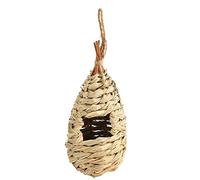 Ningyiyan Grass Woven Bird Nest, pour Les colibris, Le nid tissé à Main Suspendu en Toute sécurité, pour Une Utilisation extérieure intérieure, Un Design Durable, Une Petite
