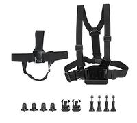 NinGYiYan Kit d'accessoires de Harnais de Poitrine pour caméra d'action de Sports de Plein air pour One & One X