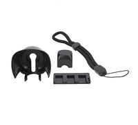 NinGYiYan Lot de 2 cache-objectifs, compatibles avec matériau ABS, résistant à l'usure, design anti-reflets, pare-soleil pour extérieur, plaque de rangement avec dragonne