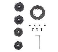 Ningyiyan M1.5 Spur Pigion Set, équipement en acier pour Traxxas, 35T Spur et 19T, 20T, 21T, 22T Pignon, compatible avec des véhicules à télécommande à l'échelle 1/5 et 8s, haute