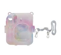 NinGYiYan Mini 12 Case, Clear Protective Cover with Photo Storage, Adjustable Strap for Camera, Durable Hard Shell, Easy to Clean Design (Couleur de rêve)