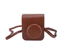 NinGYiYan Mini 12 Sac pour Appareil Photo, étui de Protection avec Cache d'objectif Amovible, Sangle réglable pour la Photographie, extérieur en Cuir synthétique, pour l'amour