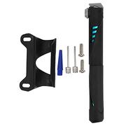 NinGYiYan Mini pompe manuelle universelle Schrader / Presta Valve de gonflage de vélo Accessoire de cyclisme (noir bleu)