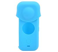NinGYiYan One X2 Coque de Protection en Silicone, Conception précise des Trous, Protection de l'objectif et du Corps, Ouverture latérale, accès à la Carte mémoire, matériau (Un x2 Bleu)