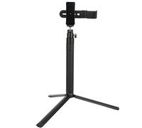 NinGYiYan Perche à Selfie légère, Haute résistance, Durable, avec Clip pour téléphone, Interface 1/4", Port Griffe pour trépied, Microphone, lumière LED, pour appareils Mobiles