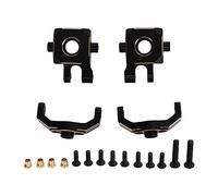 Ningyiyan Pour blocs de lanceur de voiture RC, blocs de direction en laiton pour échelle 1/18, ensemble gauche et droit, haute performance RPM, pièces de