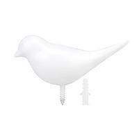 NinGYiYan, pour décoration d'oiseaux, pour cintre de porte murale, pour sacs à linge sacs de serviette de serviette de serviette de support, oiseau mural - crochet décoratif en (Blanc)