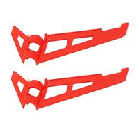 Ningyiyan pour K130 K200 RC Hélicoptère Remplacement de la queue, 2PCS Plastique Détails fins Remote Control Hélicoptère Tail, rouge