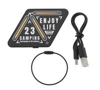 NinGYiYan pour lampe de nuit magnétique à LED, rechargeable, 4 modes, résistant à l'eau, pour activités de plein air, pour sac à dos, équipement de sécurité pour cyclisme