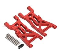 Ningyiyan pour le bras de suspension inférieur avant RC, alliage en aluminium pour losi 1/10 22s 2wd pas de voiture de traînée de préparation, ensemble 2pcs, durabilité améliorée, (Rouge)