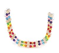 NinGYiYan pour Le Pont de Suspension de Parrot, pour Jouet d'escalade en Bois, se Penchant Librement en Jouant à l'approvisionnement, pour Les Accessoires à Cage à Oiseaux, Jouets (6 * 48cm)