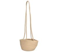 NinGYiYan pour Panier de jardinière Suspendu Mural, Support Pliable en Corde de Jute en Chanvre et Coton pour Plantes, Fruits, Jouets, Gain de Place, décoration intérieure et