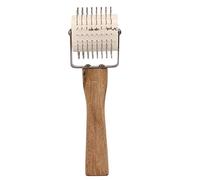 NinGYiYan pour Rouleau extracteur de Miel, Aiguilles en Acier Inoxydable, Manche en Bois, Extraction sans Effort, Outil Pratique pour l'apiculture