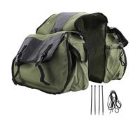 NinGYiYan, pour vélo, Sac de Selle à vélo Pliable de Grande capacité, Sac à vélo arrière à vélo, idéal pour Voyager et Faire la Navette (Vert)