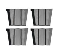 NinGYiYan Protecteur de Jambe de Cheval, pour Protection Contre Les Mouches des Jambes de Cheval, Bottes de Cheval en Maille Respirante, pour stalle et pâturage, Ensemble de 4 (Noir)