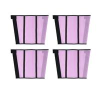 NinGYiYan Protecteur de Jambe de Cheval, pour Protection Contre Les Mouches des Jambes de Cheval, Bottes de Cheval en Maille Respirante, pour stalle et pâturage, Ensemble de 4 (Violet)