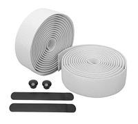NinGYiYan Ruban de guidon de vélo, pour le cyclisme, couche intérieure en PU EVA, absorption des chocs, antidérapant, absorbant la transpiration, haute résistance à la traction, (Blanc)
