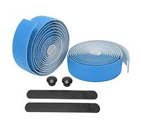 NinGYiYan Ruban de guidon de vélo, pour le cyclisme, couche intérieure en PU EVA, absorption des chocs, antidérapant, absorbant la transpiration, haute résistance à la traction, (Bleu)