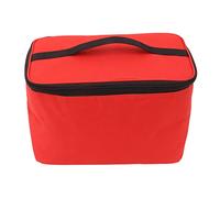 NinGYiYan Sac à épicerie isolée Oxford, 10L, Refroidisseur Pliable Portable réutilisable pour Le Transport Alimentaire (Rouge)