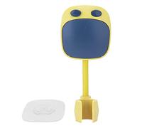 NinGYiYan Support de pomme de douche avec crochet pour serviettes, brosses éponge, rotation à 360 degrés, installation autocollante sans outils, matériau ABS durable, capacité de (Bleu et jaune)