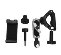 NinGYiYan Support Universel pour caméra de vélo, pour caméras de Sport, tête sphérique à 360 degrés, Adaptateur à vis 1/4", diamètre de Serrage 30 mm, pour caméras d'action, pour