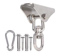NinGYiYan Swing Swing 360 Degar Rotate Suspension Carabiner Hook Hardware Kit Hammock Accessoires pour le gymnase de yoga en acier inoxydable extérieur
