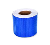 NINHFTDROU Ruban réfléchissant fluorescent Bande Réfléchissante 15cm x 45m Multicolore(Blue)