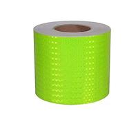 NINHFTDROU Ruban réfléchissant fluorescent Bande Réfléchissante 15cm x 50m Multicolore(Bright Green)