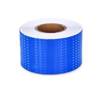 NINHFTDROU Ruban réfléchissant fluorescent Bande Réfléchissante Multicolore 10cm x 45m(Blue)