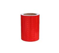 NINHFTDROU Ruban réfléchissant fluorescent Bande réfléchissante multicolore 15 cm x 10 m(Red)