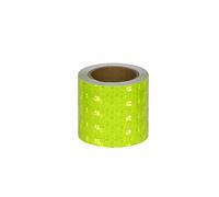 NINHFTDROU Ruban réfléchissant fluorescent Bande Réfléchissante Multicolore 2po x 9,8pi(Yellow)